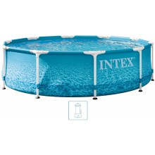INTEX METAL FRAME BEACHSIDE Bazén 305 × 76 cm s filtráciou 220–240V 28208NP