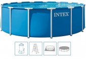 INTEX METAL FRAME Bazén 457 x 122 cm s filtráciou 220–240 V 28242ND