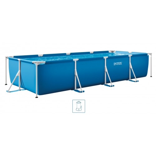 INTEX Small Frame Pools Bazén 450 x 220 x 84 cm s kartušovou filtráciou 28274GN INTEX Small Frame Pools Bazén 450 x 220 x 84 cm s kartušovou filtráciou 28274GN