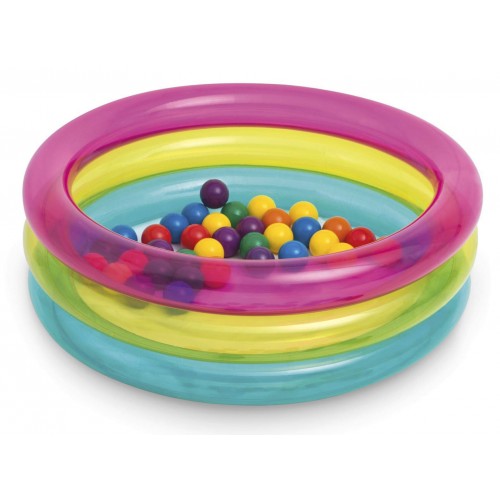 INTEX BABY BALL PIT Hrací bazénik s tromi prstencami 86 x 25 cm 48674 INTEX BABY BALL PIT Hrací bazénik s tromi prstencami 86 x 25 cm 48674