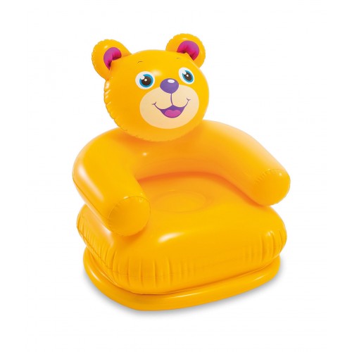 INTEX HAPPY ANIMAL CHAIR Nafukovacie detské kreslo 65 x 64 x 74 cm, medveď 68556 INTEX HAPPY ANIMAL CHAIR Nafukovacie detské kreslo 65 x 64 x 74 cm, medveď 68556