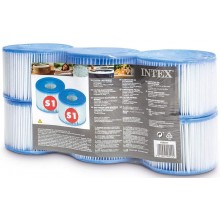 INTEX Whirlpool Filtračná kartuš S1, 29011 (6 ks)