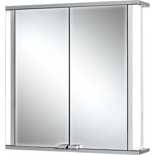 JOKEY MARNO Zrkadlová skrinka - biela, hrany aluminium