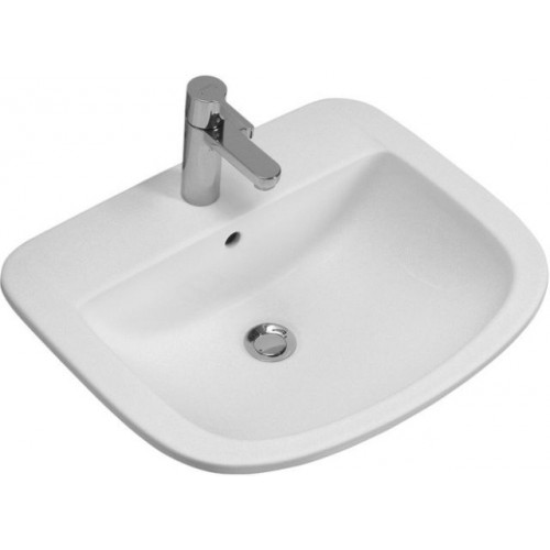 KOLO Primo umývadlo zápustné 56 cm, s otvorom pre batériu, s prepadom K81656