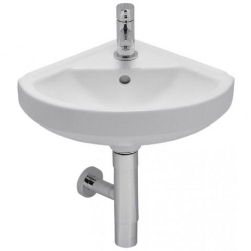 KOLO Primo umývadielko rohové, s otvorom pre batériu, s prepadom K82745000