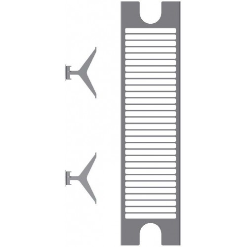 Kermi Horný kryt pre Typ 22, stavebná délka 500 mm ZA01530003