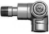 Kermi ventil rohový pre pravé pripojenie, DN 15 1/2 ", chróm ZV00300004