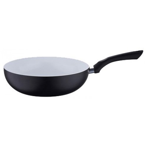 KAISERHOFF Panvica keramická WOK 28cm ULTRA, čierna KH-8675cern 