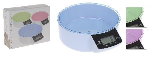 KAISERHOFF Váha kuchynská digitálna do 5kg KO-179666modr