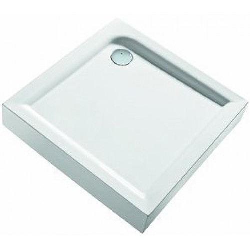 KOLO First čtvercová sprchová vanička 80 x 80 cm s integrovaným panelem XBK1680000