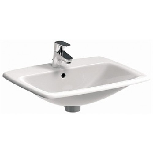 KOLO Nova Pro umývadlo zápustné 60 cm, pravouhlé, s otvorom pre batériu M31861000