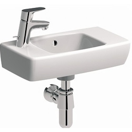 KOLO NOVA PRO umývadielko, pravouhlé, 45 cm, s otvorom pre batériu vľavo M32347000