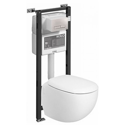 KOLO Ego závesný set: inštalačný modul Technic GT a závesný klozet Ego, Reflex 99410900