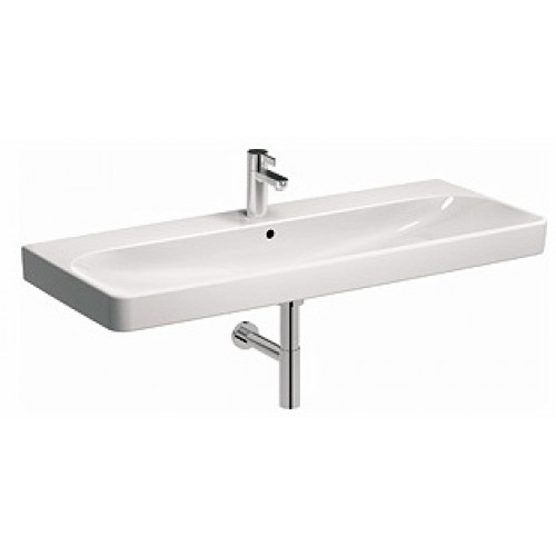 KOLO Traffic umývadlo 120 cm, pravouhlé, s otvorom pre batériu, s prepadom L91120000