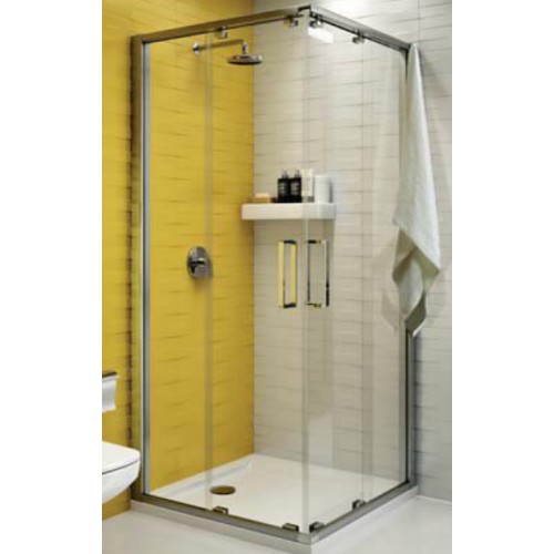 KOLO Ultra štvorcový sprchovací kút 80 x 80 cm, posuvné dvere, s fóliou, Reflex OKDK802220