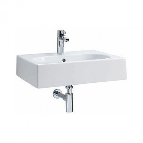 KOLO Twins umývadlo 50 cm, vnútri oválne, s otvorom pre batériu, Reflex L51151900