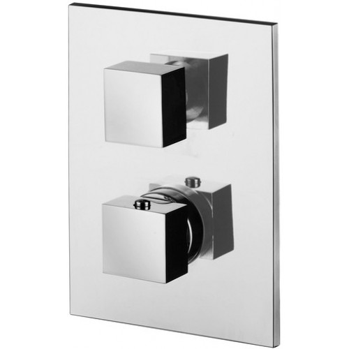 Paffoni LEVEL termostatická podomietková vaňová batéria, 3 vývody LEQ515CR