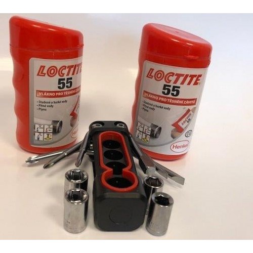 LOCTITE 55 tesniace vlákno 2 x 160 m + TOOL Sada LOCTITE 55 tesniace vlákno 2 x 160 m + TOOL Sada