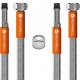 MERABELL Aqua, hadica vod. batéria, G3/8"–M10x1 dlhý závit-2ks+perlátor ,dĺžka 70cm M0015