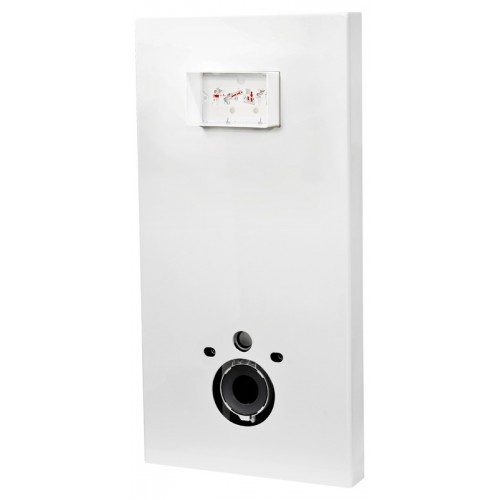 ALCAPLAST Slimbox (biely), kryt + A1101/1200 Sádromodul Slim M1200