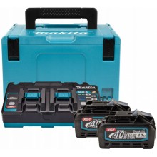 Makita 191U00-8 Súprava Li-ion XGT 40V 2xBL4040+1xDC40RB+Makpac