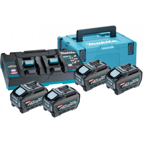 Makita 191U42-2 Súprava Li-ion XGT 40V 4xBL4050F+1xDC40RB+Makpac