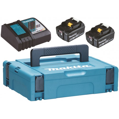 Makita Sada Li-ion LXT 18V 2xBL1860B + DC18RC nabíjačka + kufor 198116-4 Makita Sada Li-ion LXT 18V 2xBL1860B + DC18RC nabíjačka + kufor 198116-4