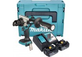 Makita DHP492RTJ Aku bezuhlíkový príklepový skrutkovač Li-ion LXT 18V, 2x 5,0 Ah, Makpac