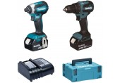 Makita DLX2535SJ Aku súprava DDF490 + DTD153 Li-ion LXT 18 V