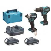 Makita DLX2580V01 Akumulátorová sada DHP490+DTD158 Li-ion LXT (2×2,0 Ah/18V), Makpac