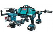 Makita DLX4155TX1 Kombo súprava DGA504 + DDF486 + DTD153 + DHR243 + (18V/2x5,0Ah) Taška