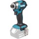 Makita DTD173Z Aku rázový skrutkovač 1/4" Li-ion LXT 18V bez aku