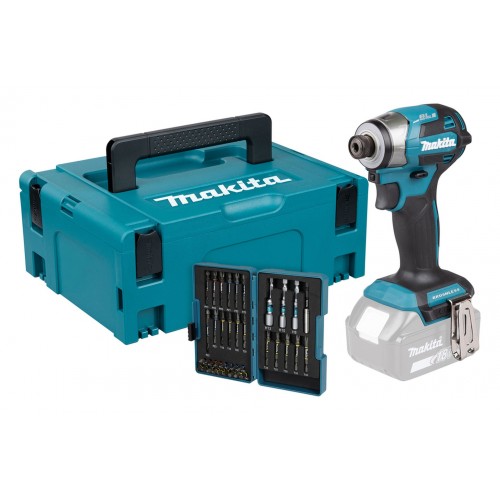 Makita DTD173ZJX2 Akumulátorový rázový skrutkovač 1/4" s prísl. Li-ion LXT 18V bez aku Makita DTD173ZJX2 Akumulátorový rázový skrutkovač 1/4" s prísl. Li-ion LXT 18V bez aku