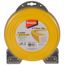 Makita E-02886 Struna nylonová Pre 3,0mm, 44m, žltá, hranatá