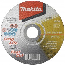 Makita E-22953 Rezný kotúč , extra tenký 125x0.8x22.23mm
