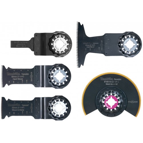Makita E-29854 Súprava nástrojov pre Multitool Starlock, 5 ks v plastovej krabičke Makita E-29854 Súprava nástrojov pre Multitool Starlock, 5 ks v plastovej krabičke
