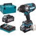 Makita TW001GU201 Akumulátorový rázový uťahovač 3/4" Li-ion XGT 40V/4,0 Ah, Makpac