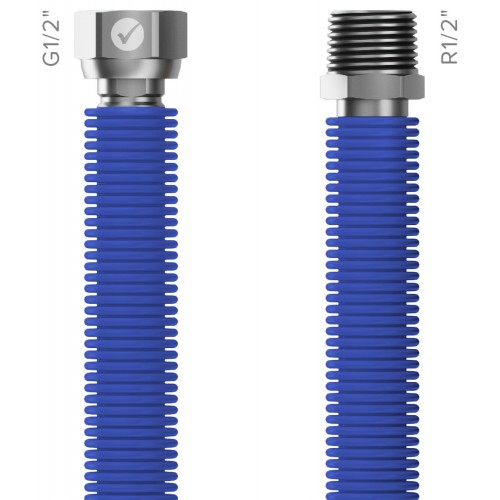 MERABELL Aqua Flexi Hadica R1/2"-G1/2" 30-60cm - 1ks modrá M0038