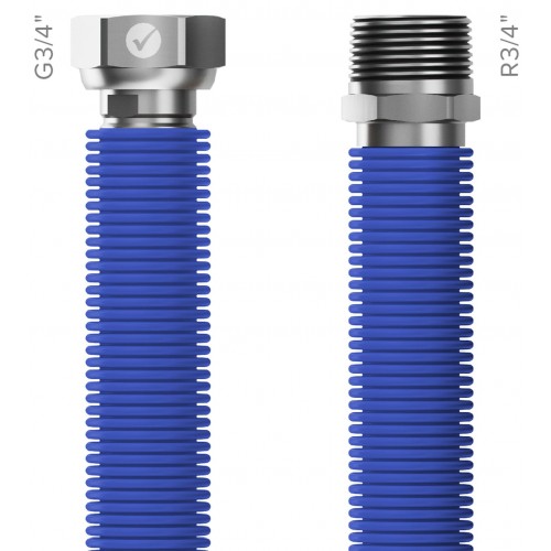 MERABELL Aqua Flexi Hadica R3/4"-G3/4" 30-60cm - 1ks modrá M0041