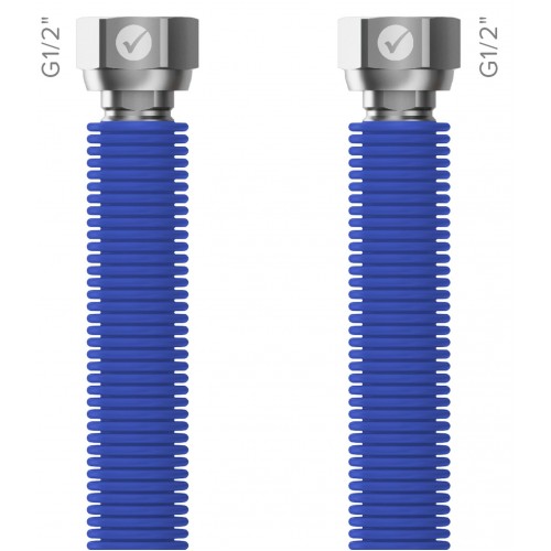 MERABELL Aqua Flexi Hadica G1/2"-G1/2" 30-60cm - 1ks modrá M0051