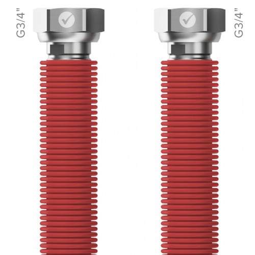 MERABELL Aqua Flexi Hadica G3/4"-G3/4" 30-60cm - 1ks červená M0054