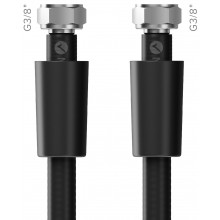 MERABELL Aqua Profi BLACK Hadica toaletná,80cm G3/8"-G3/8"M0080