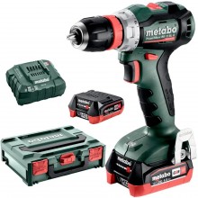 Metabo PowerMaxx BS 12 BL Q Aku vŕtací skrutkovač (12V/2x4,0Ah) MetaBox 118 - 601045800