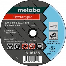 Metabo Flexiarapid Rezný kotúč 125 x 1,6 x 22,23 INOX, TF 41 616182000
