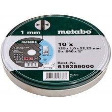Metabo 10 rezných kotúčov SP 125x1,0x22,23 Inox, TF 41 616359000