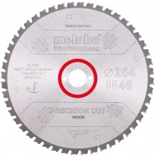 Metabo Pílový list „precision cut wood - professional“, 254x30, Z60 WZ 5° neg. 628222000