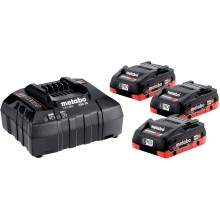 Metabo Základná sada 3 x LiHD 18V/4,0 Ah 685132000