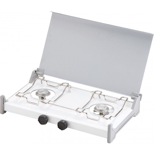 MEVA Plynový varič RIGA 2 horákový, s vekom, vysokotlakový 2337