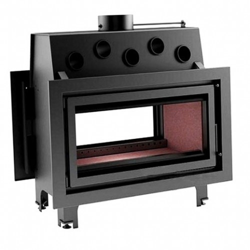 KRATKI MILA/T 16 kW krbová vložka teplovzdušná, priehľadové sklo