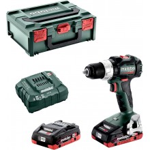Metabo BS 18 LT BL Akumulátorový vŕtací skrutkovač (18V/2x4Ah) LIHD, MetaBOX, 602325800